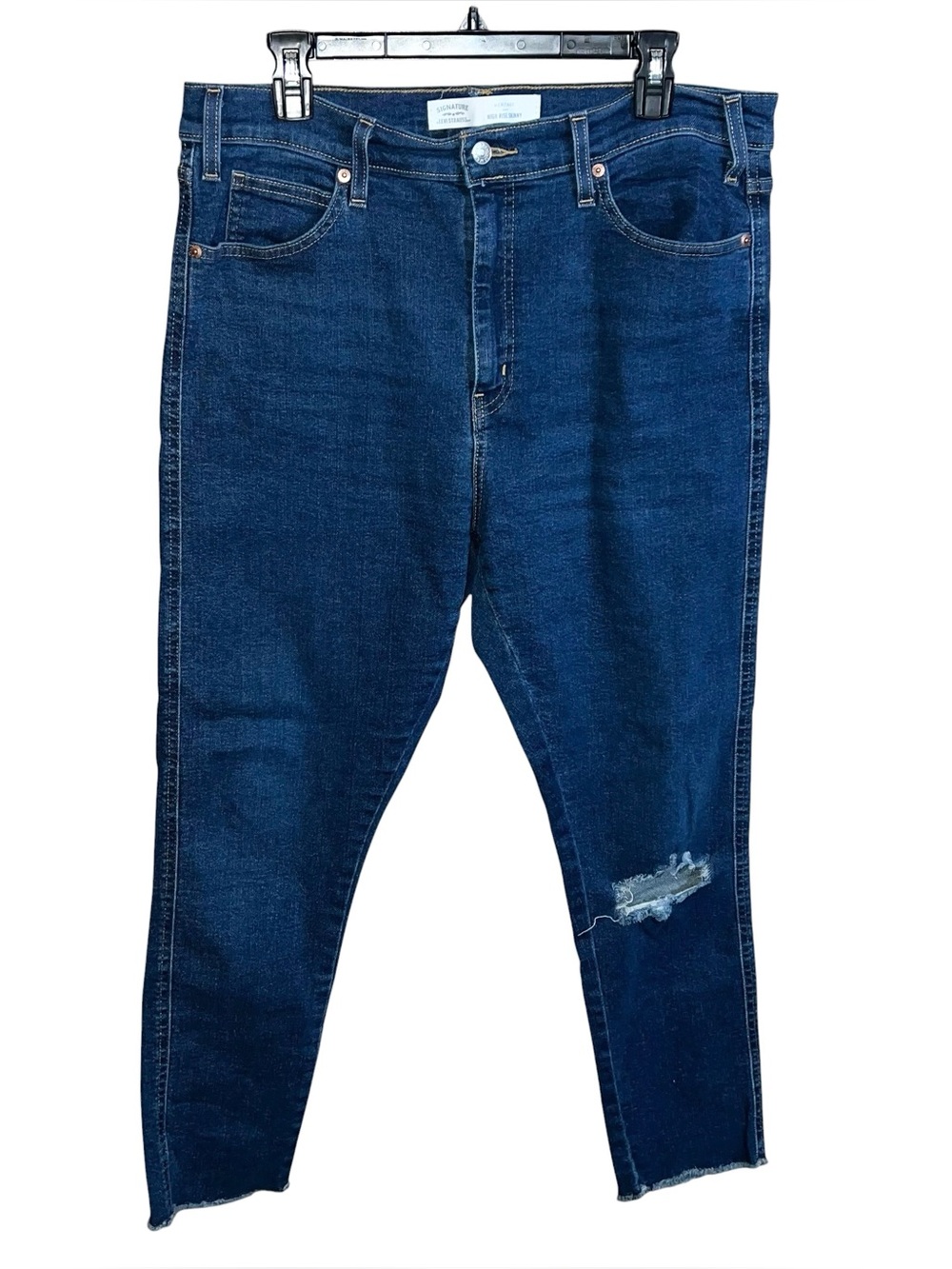Levi Strauss Signature Heritage High Rise Skinny Jeans Women’s 14 Blue 34x27